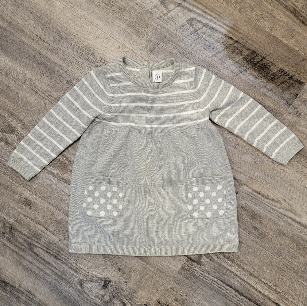 Gap Striped Sweater Dress
